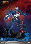 D-Stage Diorama Marvel - Venom-Captain America (16cm)
